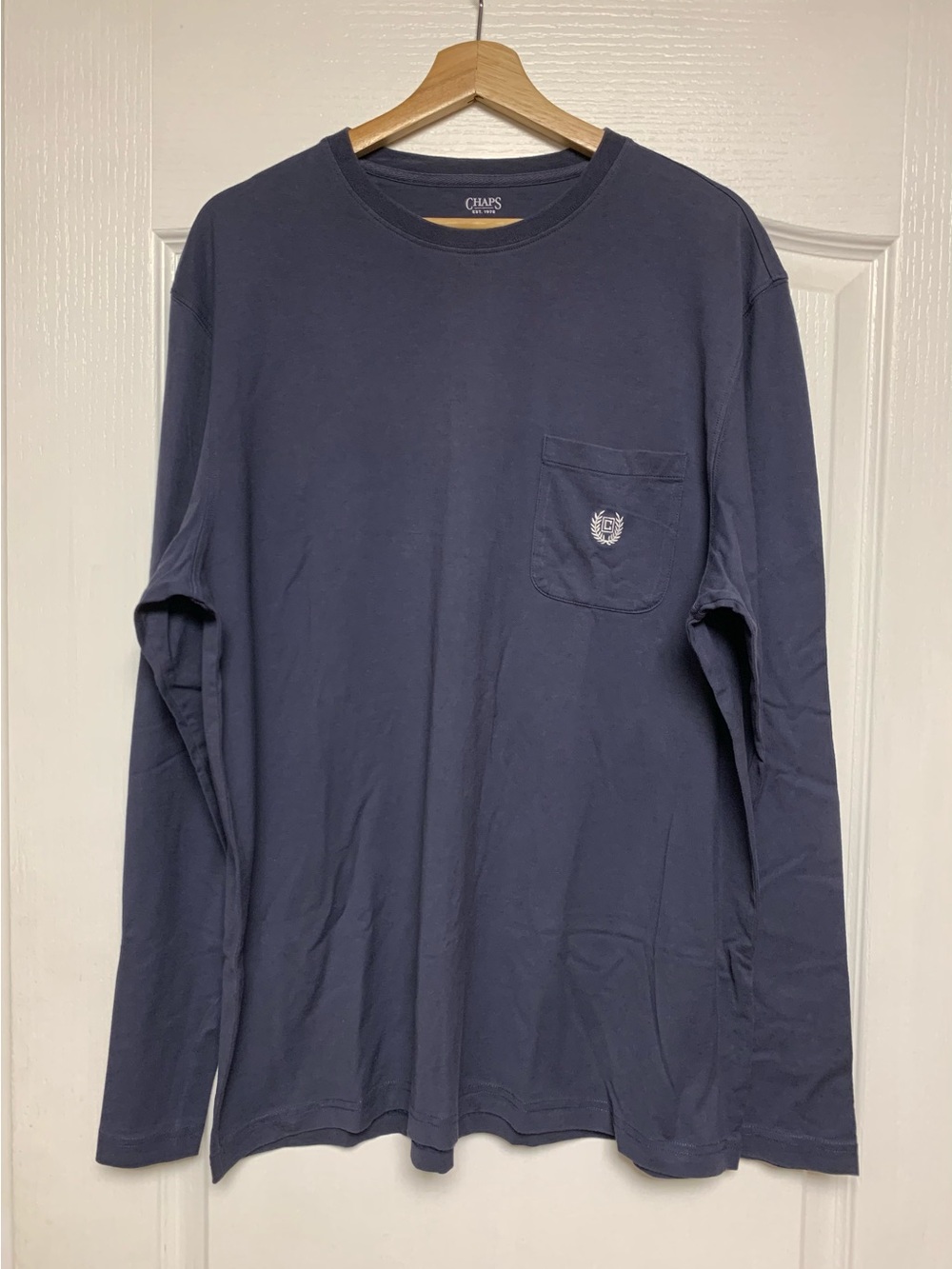 Chaps Ralph Lauren Long Sleeve T-Shirt Pocket